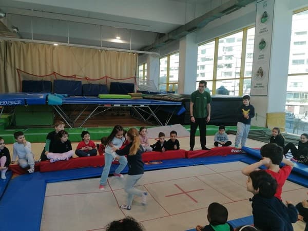 Alunos do Externato Pica-Pau em Aventura Gímnica no Sporting CP — foto 3