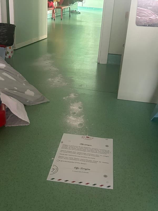 Elfo Serafim visita as salas dos Leõzinhos e a sala dos Arco-Íris — foto 2
