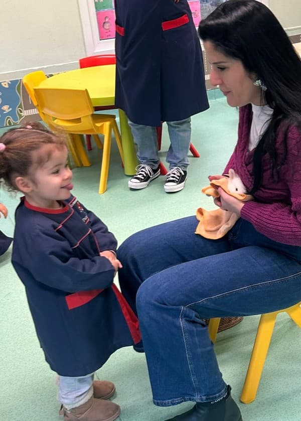 Uma visita muito especial na sala dos Leõezinhos — foto 1