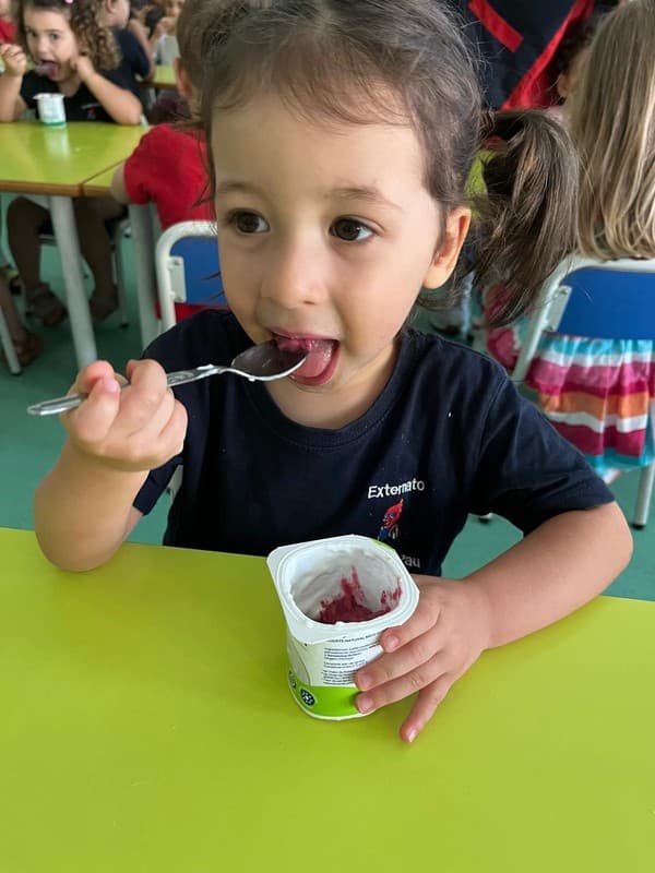 Sala dos 2 anos prepara gelado saudável — foto 5