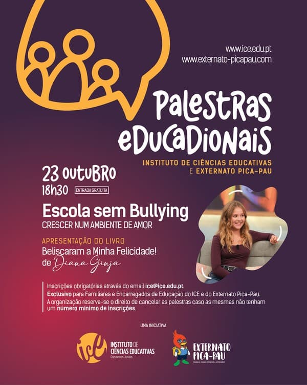 Externato Pica-Pau e ICE lançam Ciclo de Palestras Educacionais — foto 1