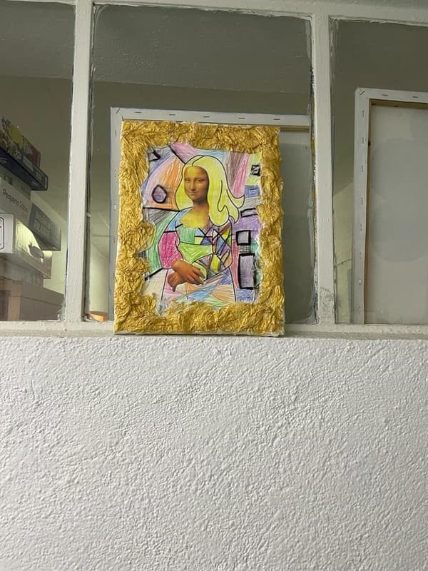 Mona Lisa de visita ao nosso Externato — foto 13