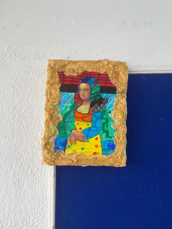 Mona Lisa de visita ao nosso Externato — foto 8