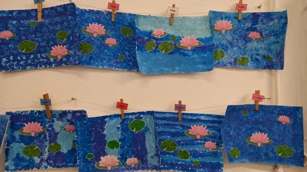 Turma do 3.º ano deixou-se inspirar por Monet — foto 8