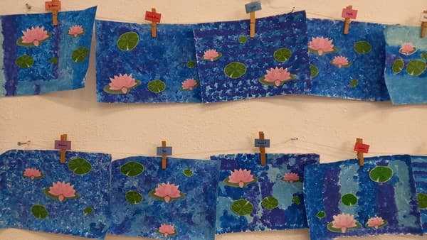 Turma do 3.º ano deixou-se inspirar por Monet — foto 9