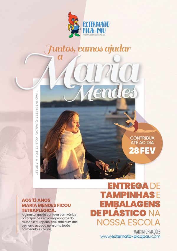 Externato Pica-Pau dinamiza campanha solidária para ajudar a Maria Mendes