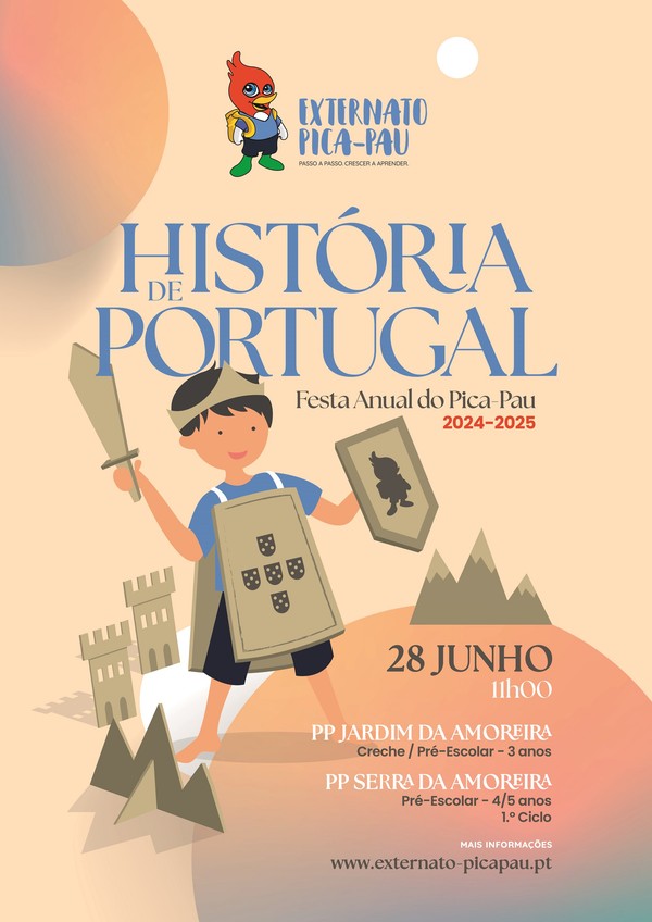 Externato Pica-Pau prepara Festa Anual dedicada à História de Portugal