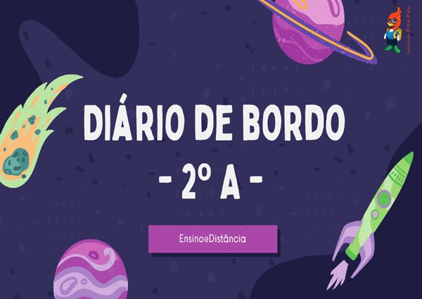 O 2.º ano fez um Diário de Bordo durante o confinamento
