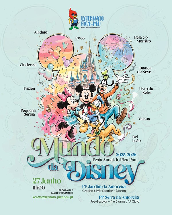 Externato Pica-Pau celebra magia Disney na Festa Anual