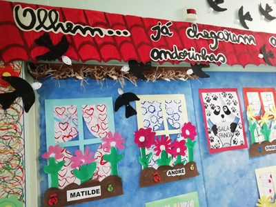 A Primavera chegou à Sala dos Pandas