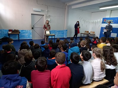 Turmas do Pré-Escolar e do 1.º Ciclo conheceram o “Minas, O Lápis Professor”