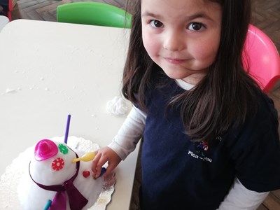 “Caiu neve” na sala dos Peixinhos