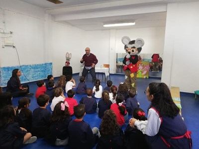 João Pedro Condesso visitou a nossa Escola