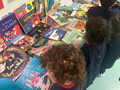 Feira do Livro no Externato Pica-Pau do Jardim da Amoreira