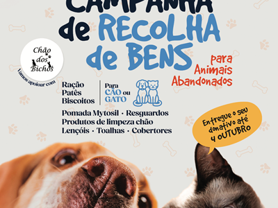Recolha Solidária para Animais do Chão dos Bichos