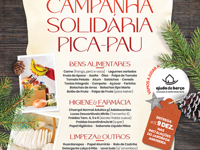 Externato Pica-Pau promove Campanha Solidária de Natal para apoiar a Ajuda de Berço 
