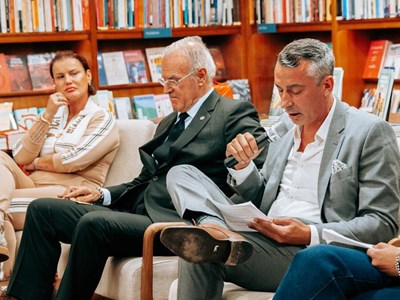 Dr. Miguel Martins na apresentação do livro “Eu Escolho Crescer com Saúde”