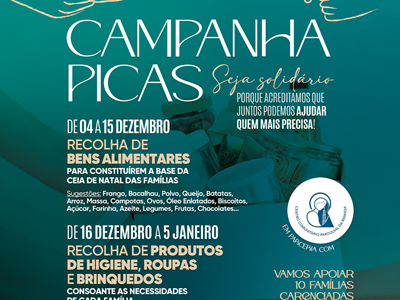 Projeto P.I.C.A.S volta a unir a Comunidade do Externato Pica-Pau